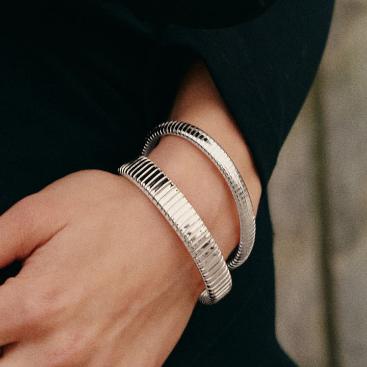 Gladiator Minimalist Silver Bracelet
